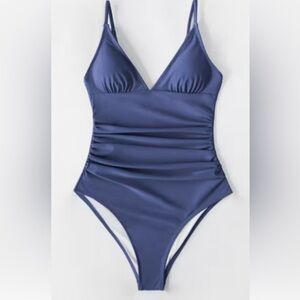 Women's Bright Day Shirring One Piece Swimsuit